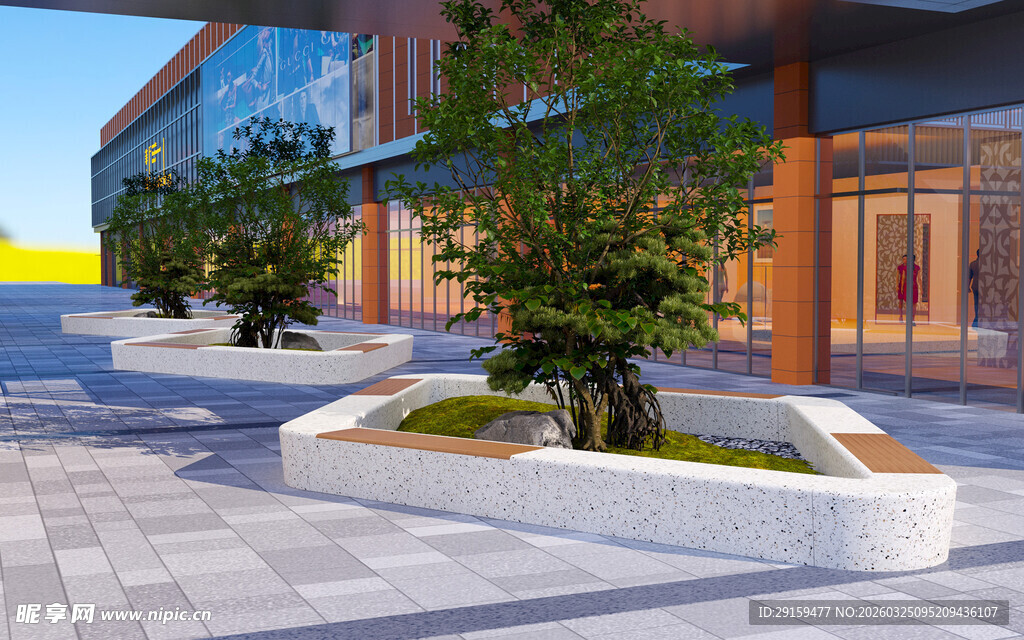 户外景观绿植装饰设计