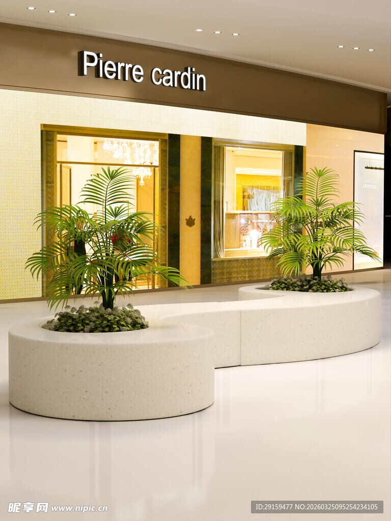 时尚品牌店面接待区景观