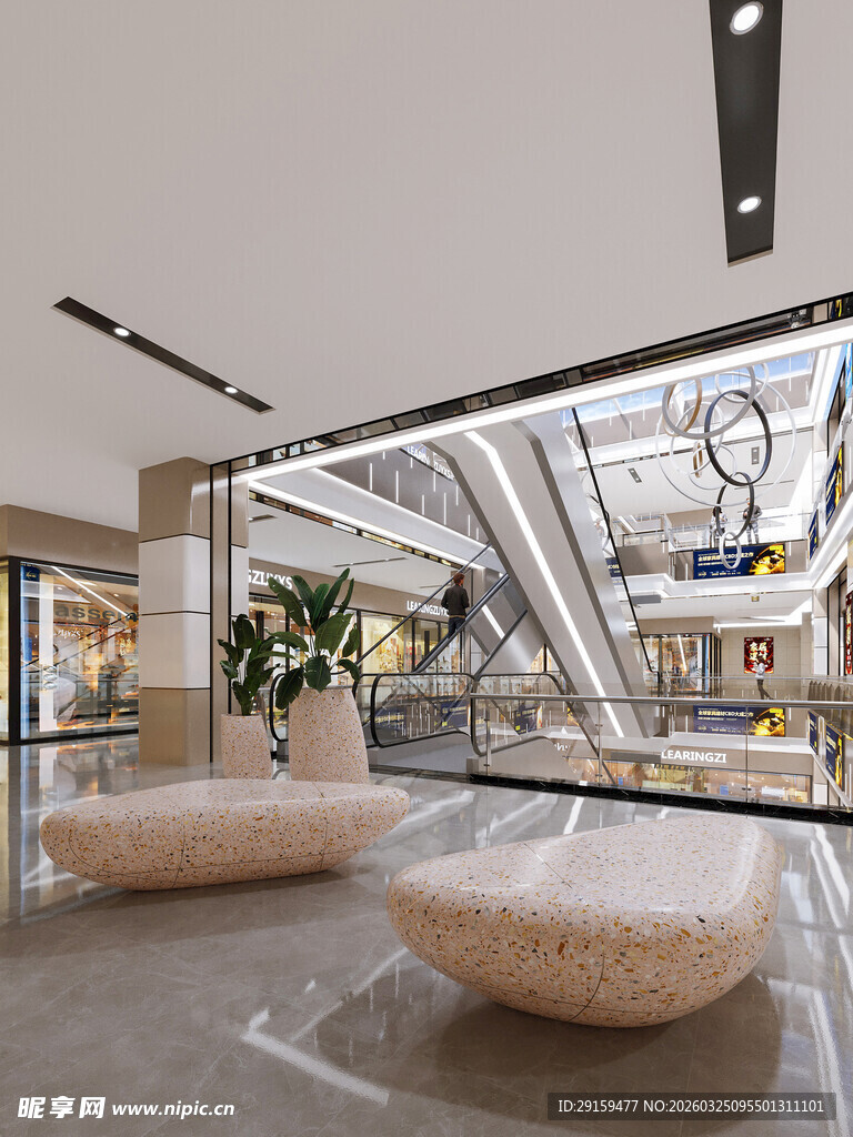 现代简约风格室内休息区