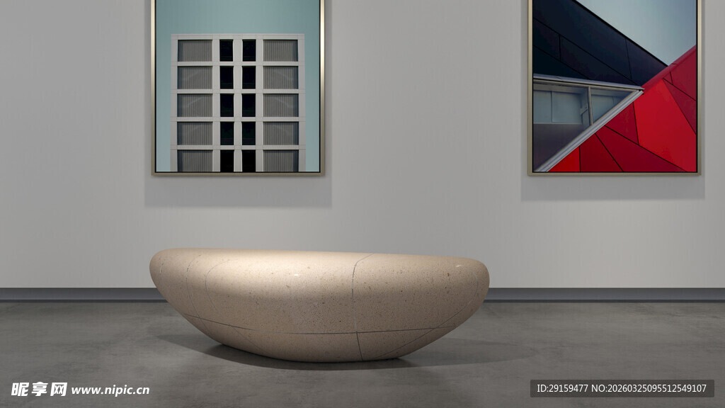 现代简约风格的室内艺术摆件