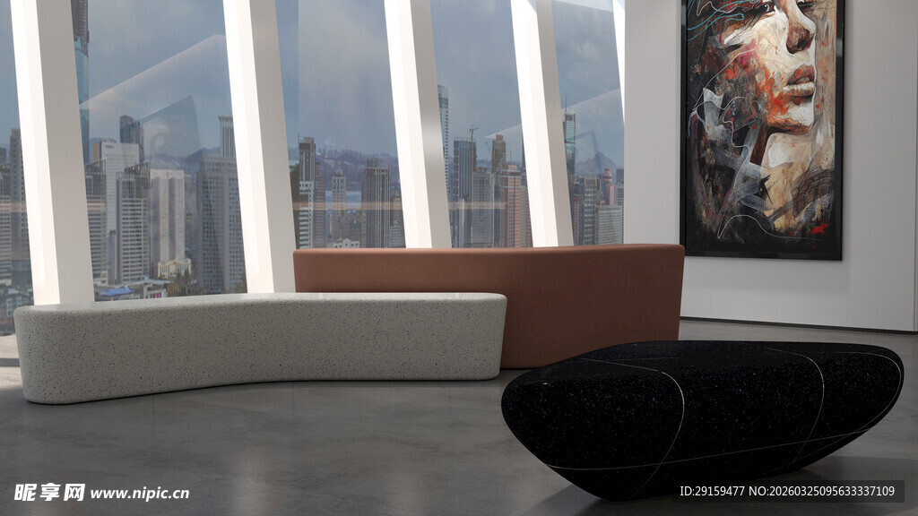 现代简约风室内艺术空间