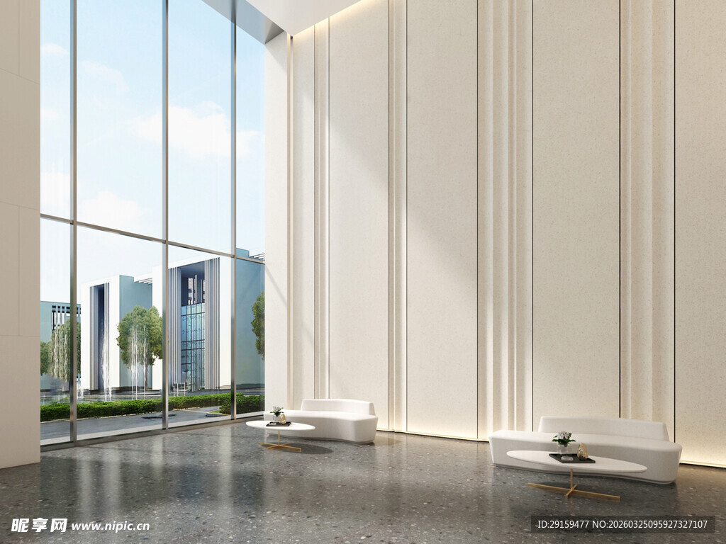 现代简约风格宽敞室内空间