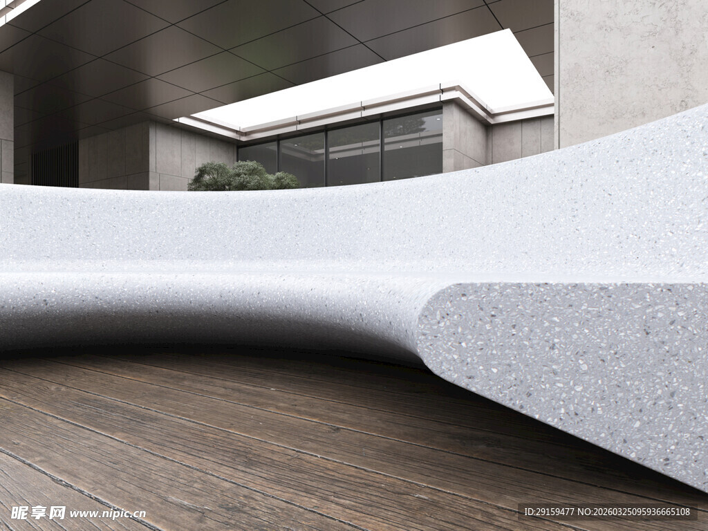 现代简约室内弧形白色设计