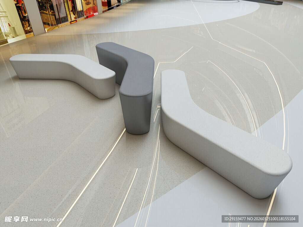 现代风格灰色异形装饰摆件