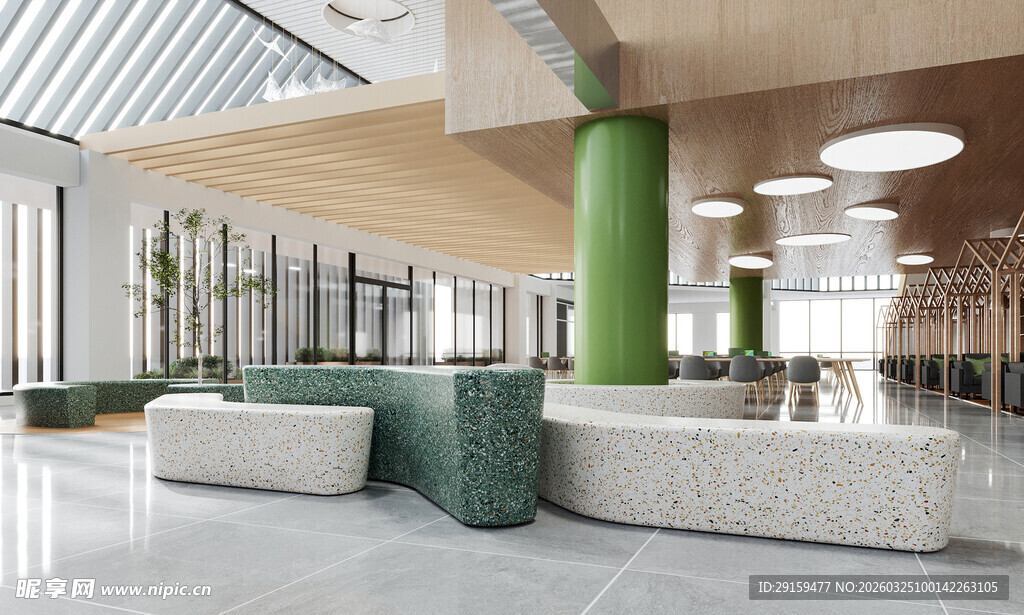 现代简约风室内休息区