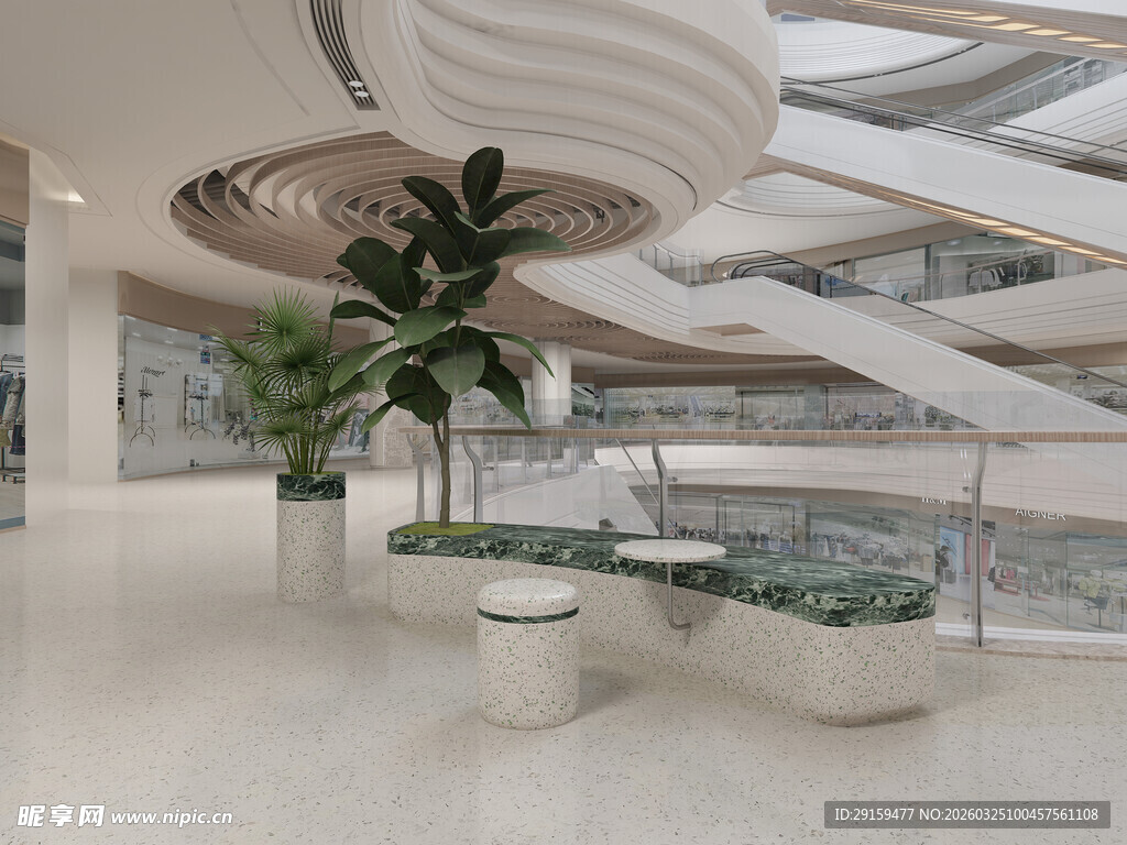 现代简约风室内绿植空间