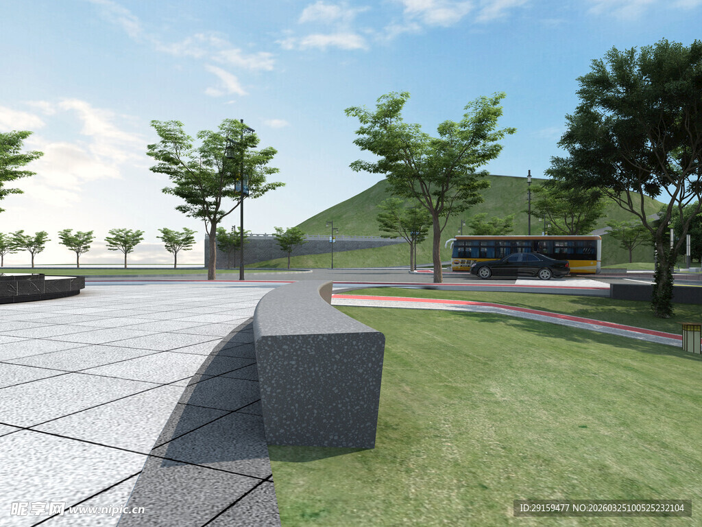 户外开阔草坪景观设计