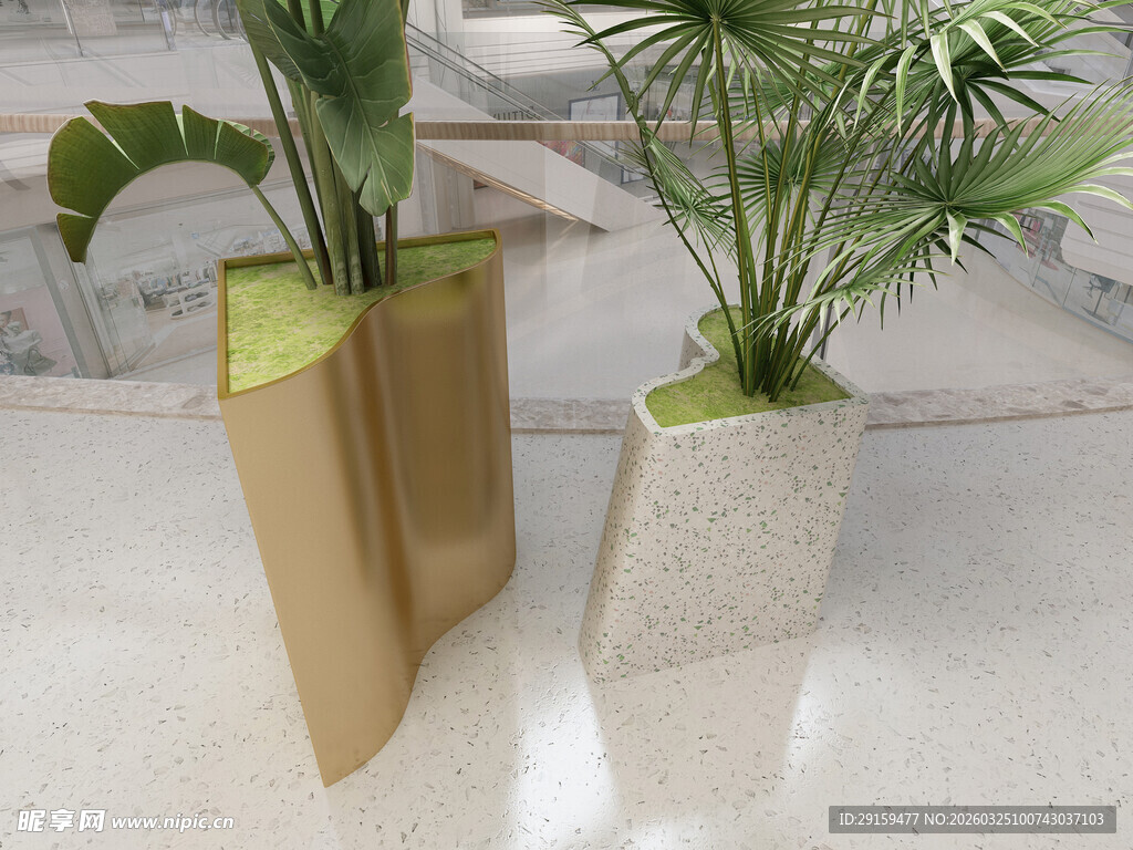 简约风创意植物花盆摆件