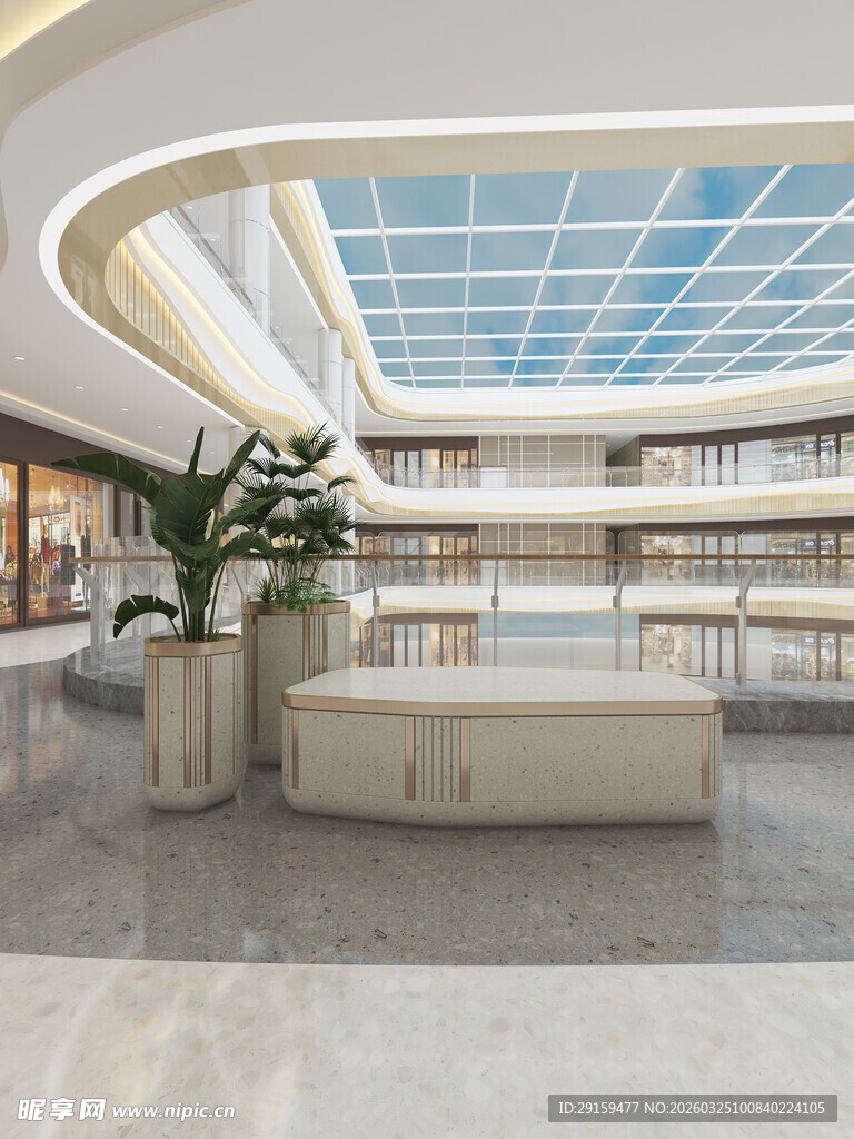 现代简约风格室内大厅空间