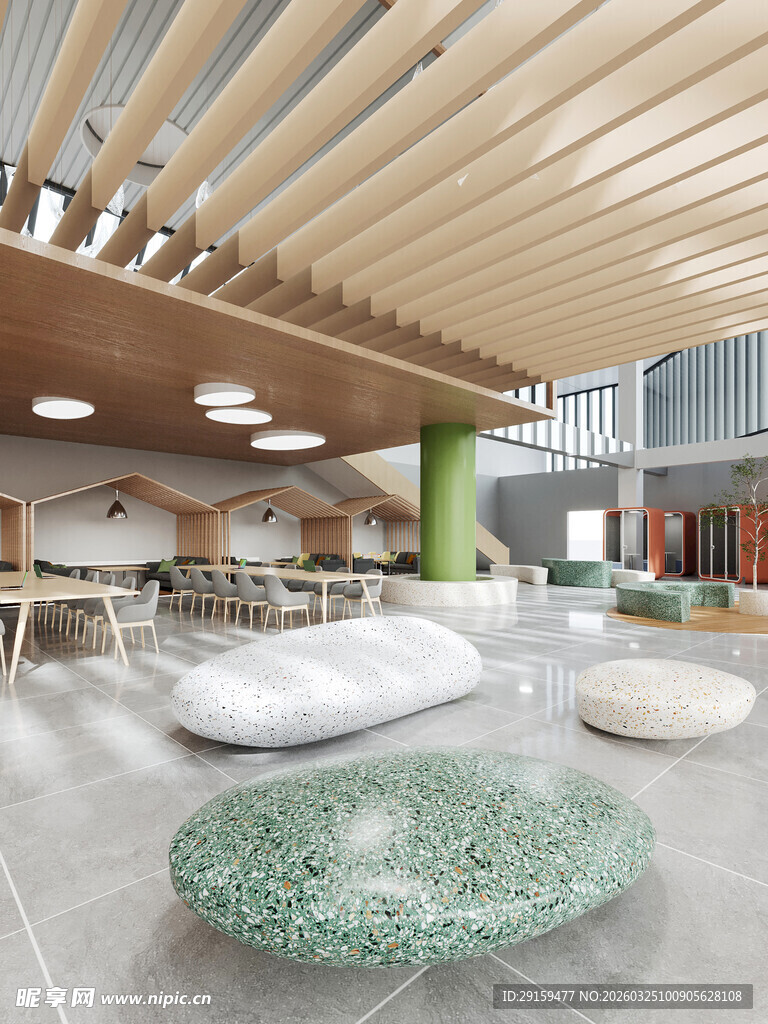 现代简约风休闲公共空间