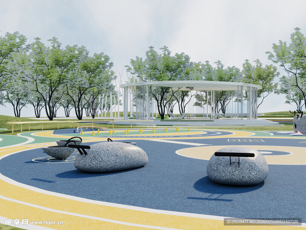 现代户外休闲景观空间