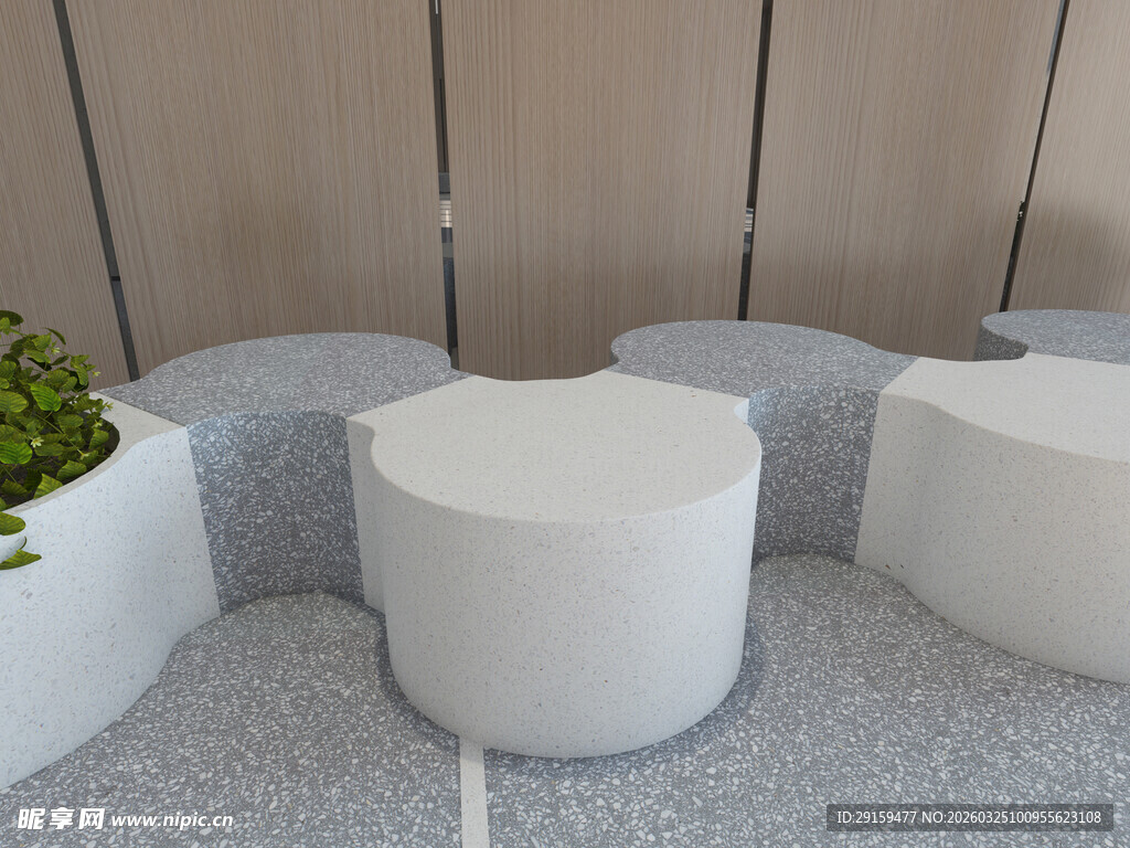 现代简约风格户外休闲座椅