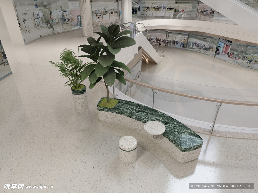 现代室内绿植装饰景观