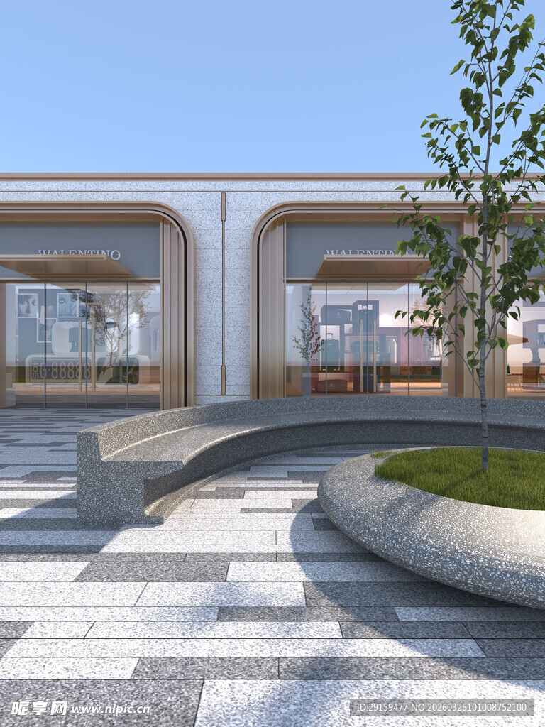 现代简约风格庭院景观