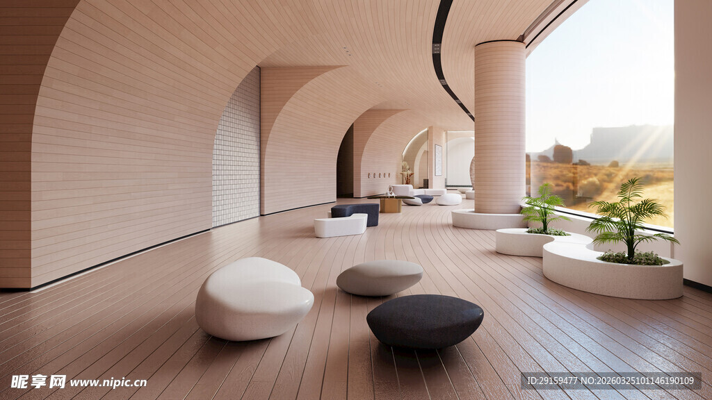 现代简约风室内休闲空间