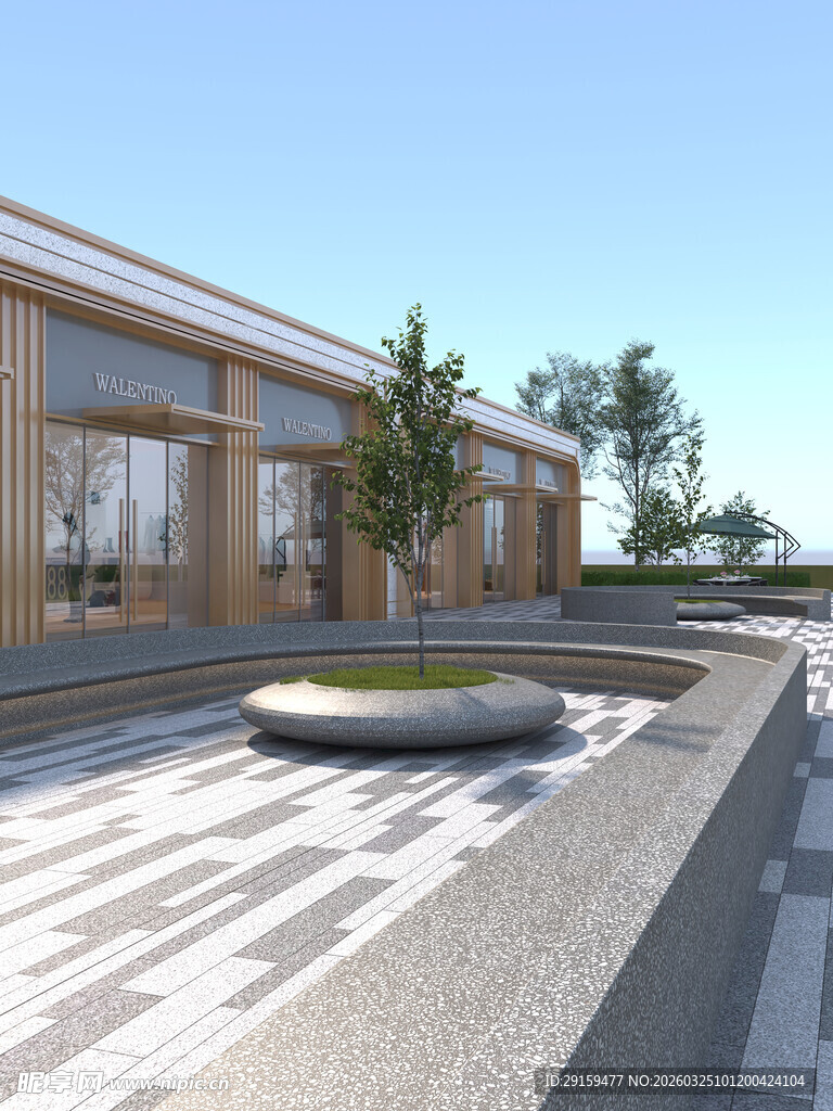 现代风格户外休闲露台