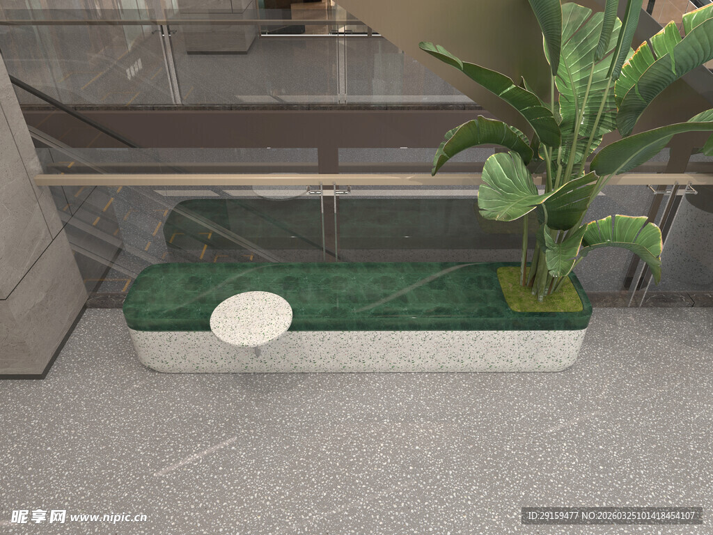 室内绿植景观艺术座椅