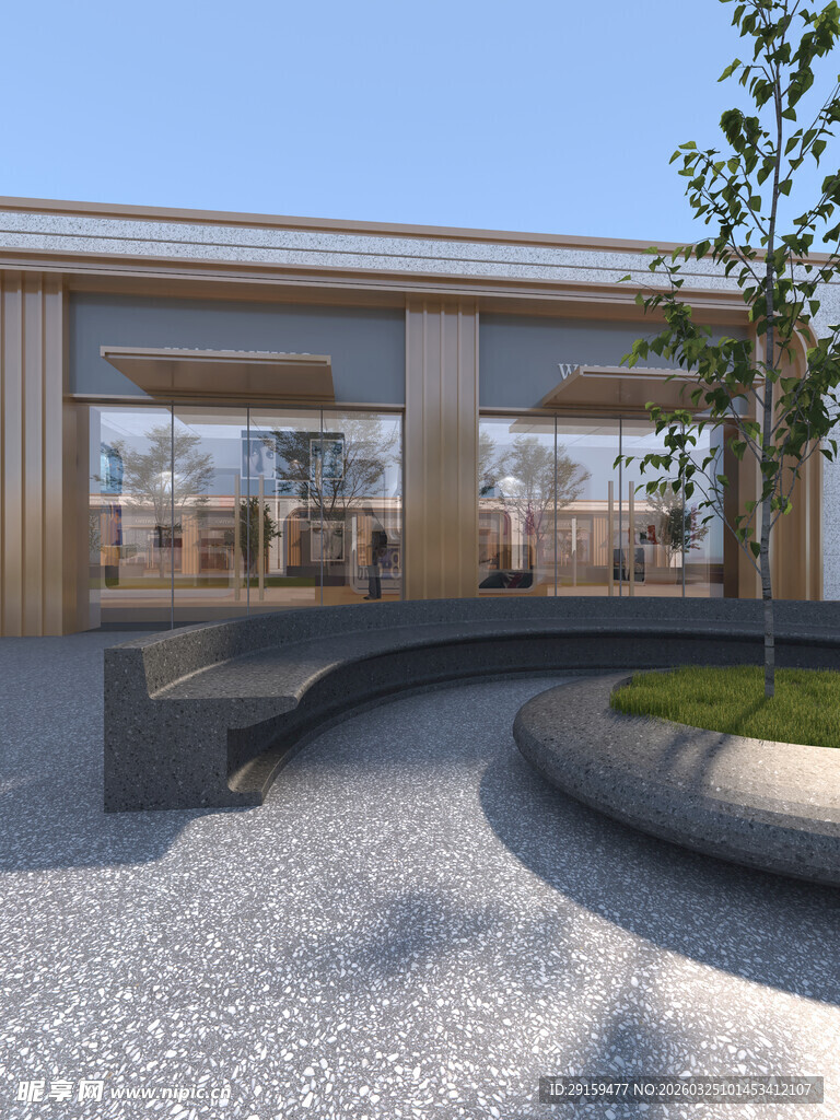 现代户外休闲景观空间