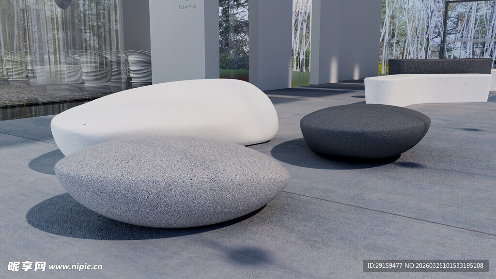 现代简约风格创意休闲座椅