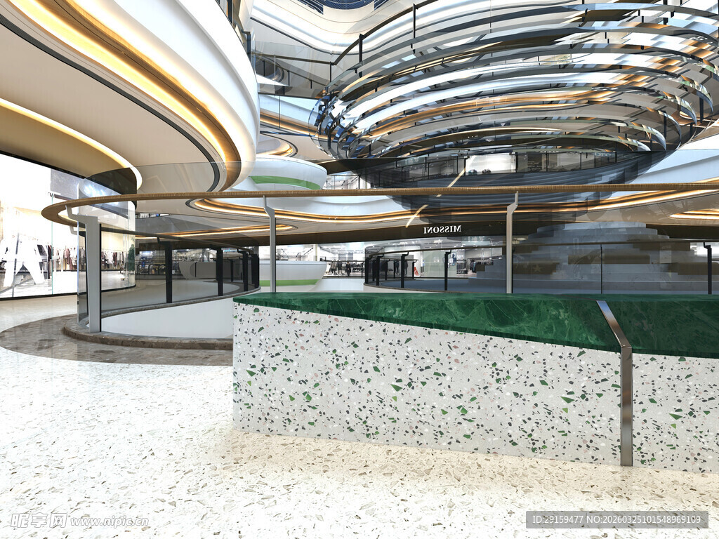 现代风格室内建筑空间