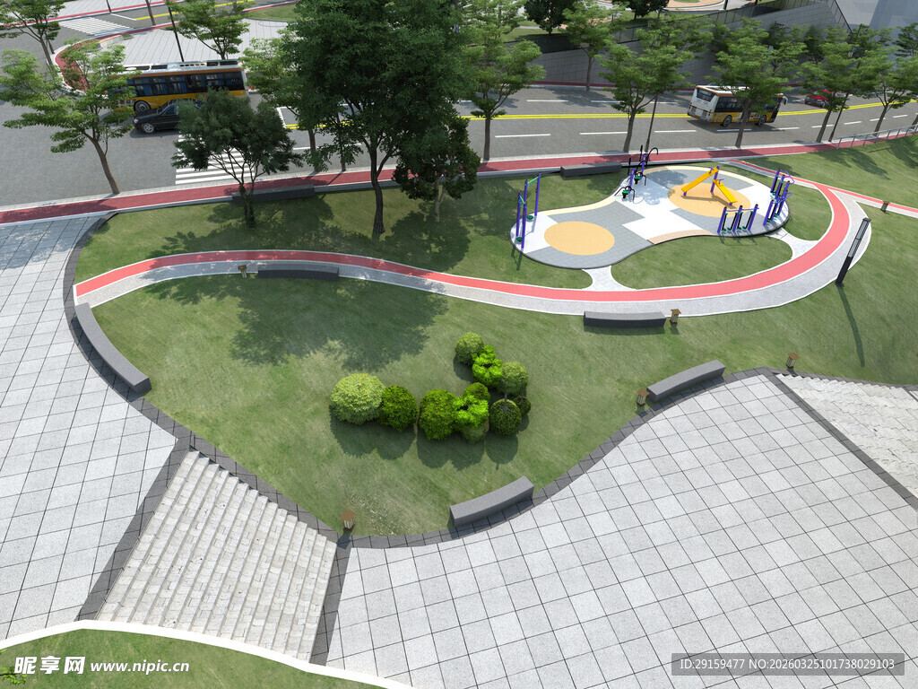 社区儿童游乐区景观设计