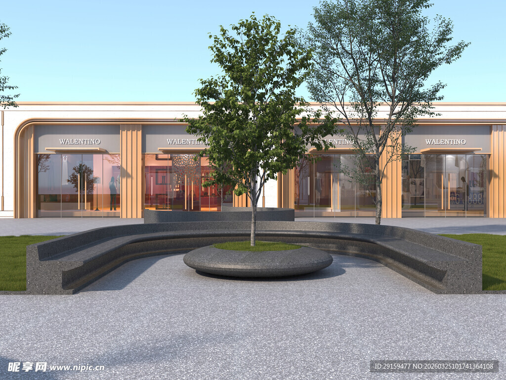 现代庭院景观设计效果图