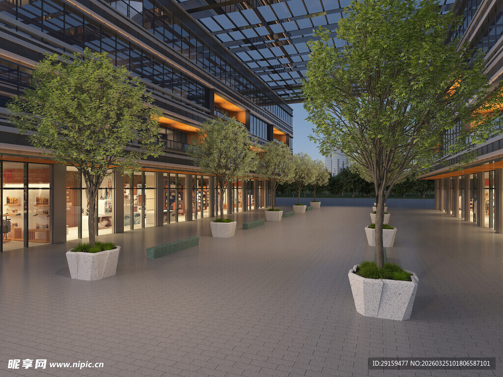 现代商场室内景观设计