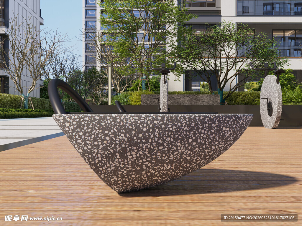 户外石质艺术造型景观