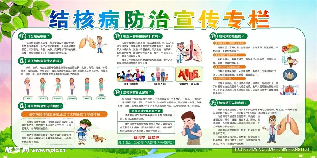结核病宣传栏