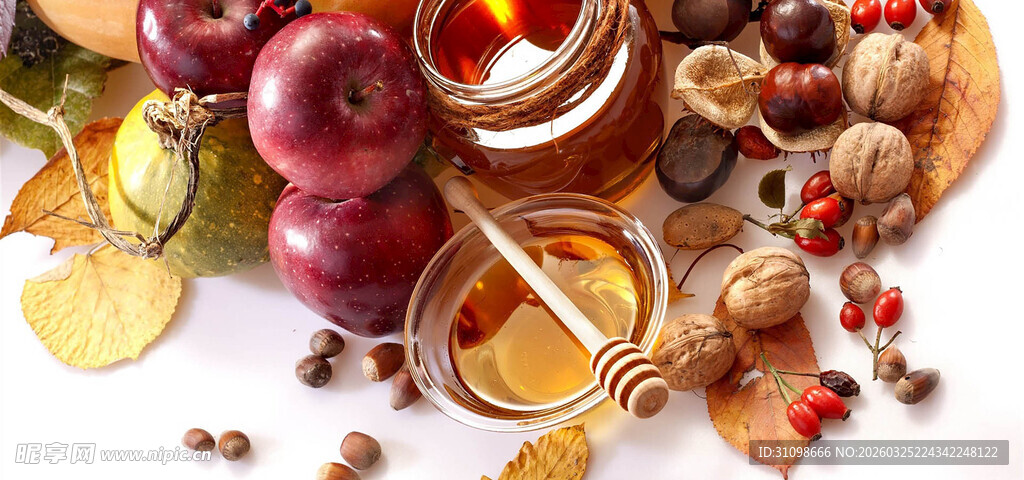 秋季养生果茶与香料组合