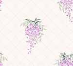 紫色花卉图案背景纹理