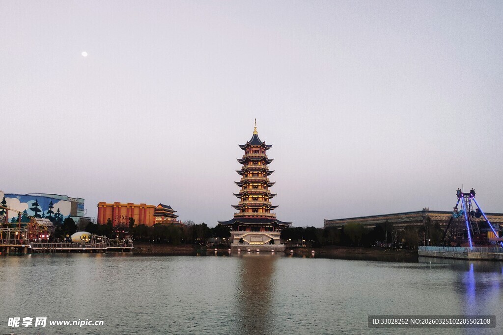 荆州方特东方神画神州塔