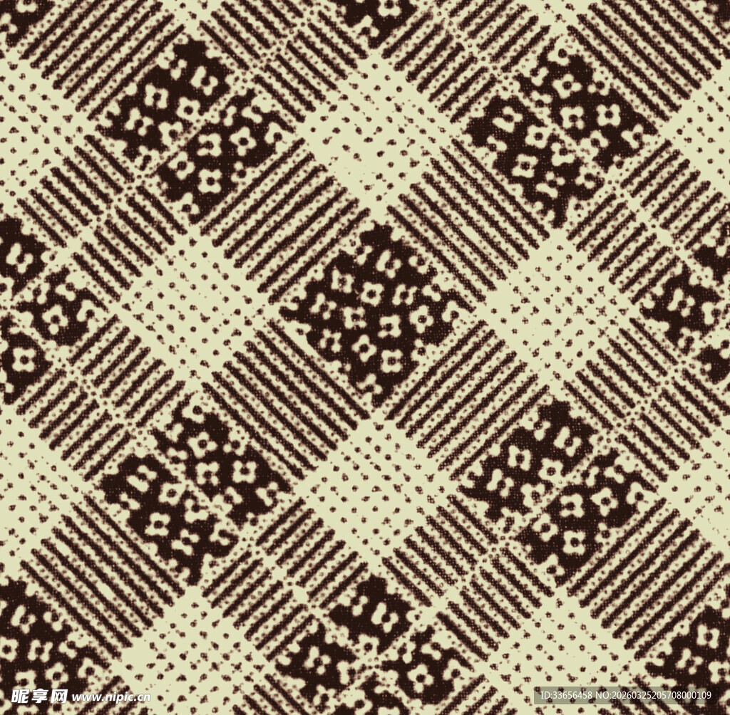 复古几何花纹图案