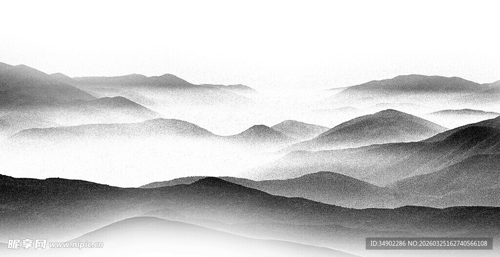 水墨山水背景