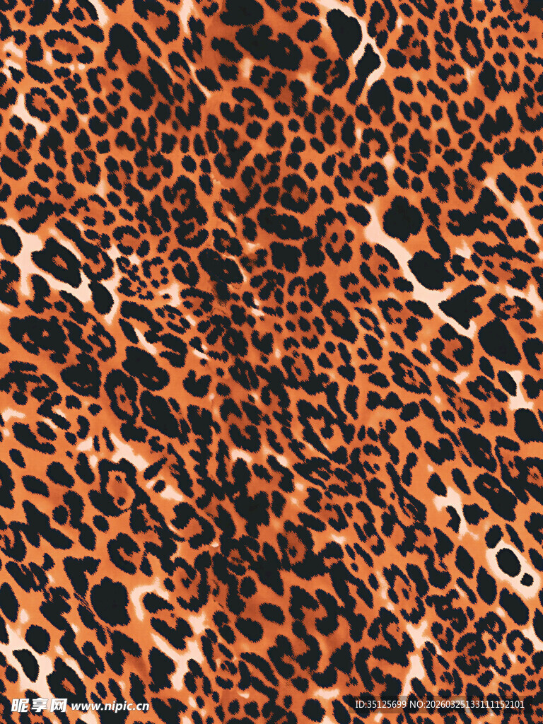 豹纹图案纹理背景