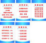 企业服务项目展示牌