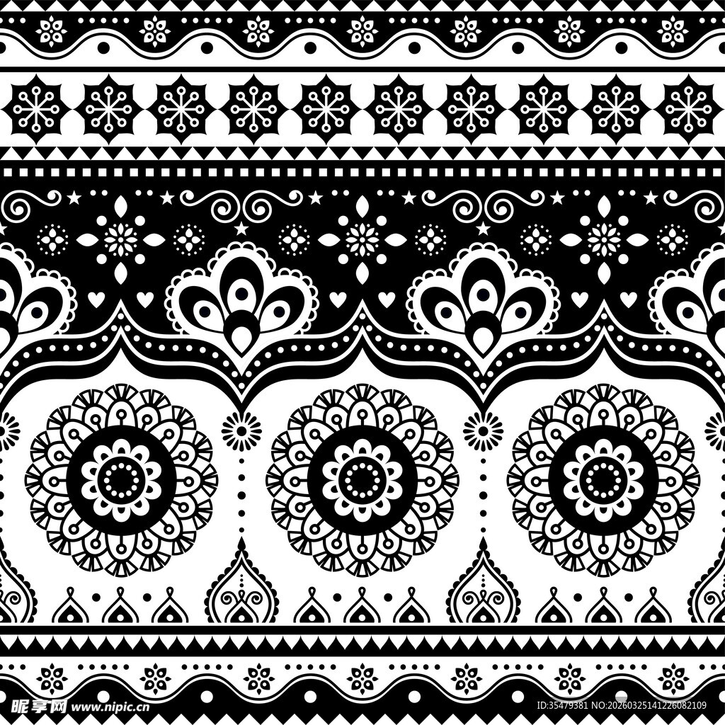 民族风几何图案