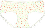 波点花边女士内裤设计