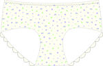 波点花边女士内裤