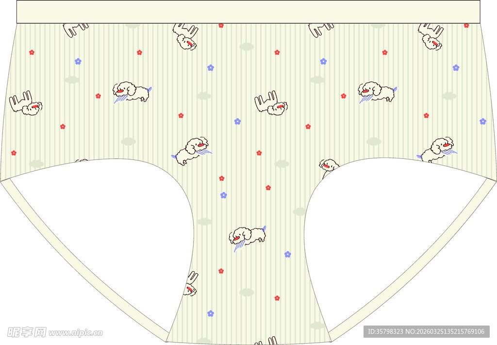 卡通图案儿童三角内裤