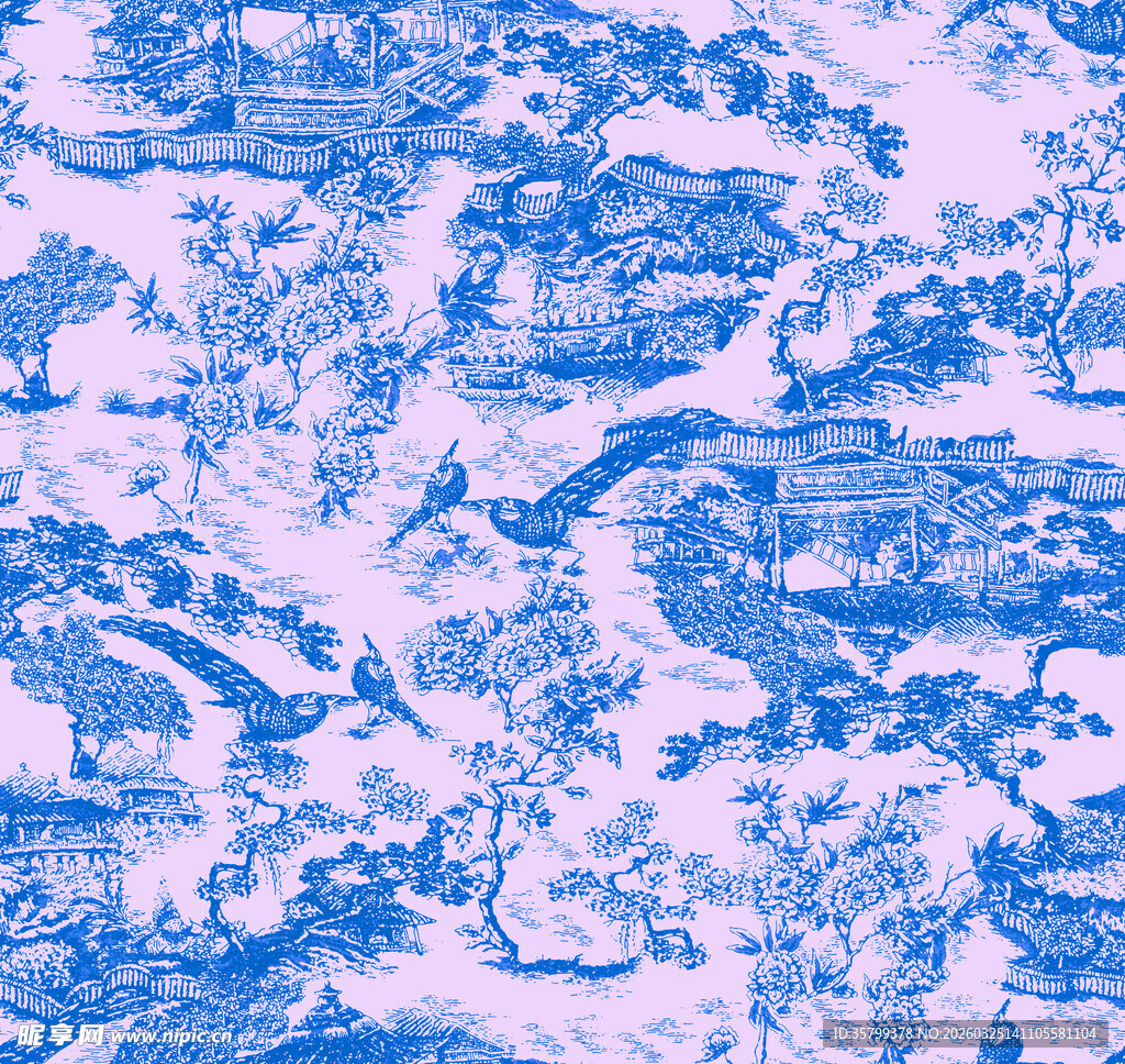 蓝粉抽象纹理图案背景