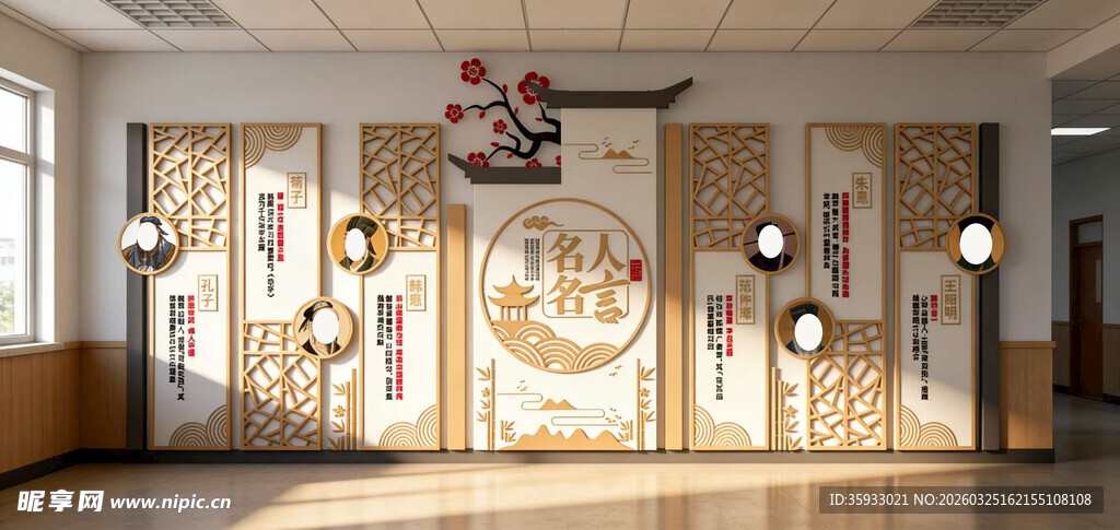 名人名言文化墙