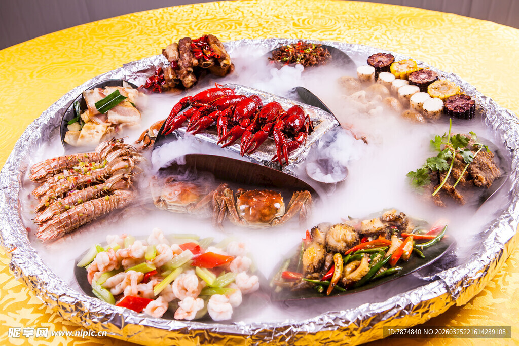 海鲜拼盘 多样美味齐聚