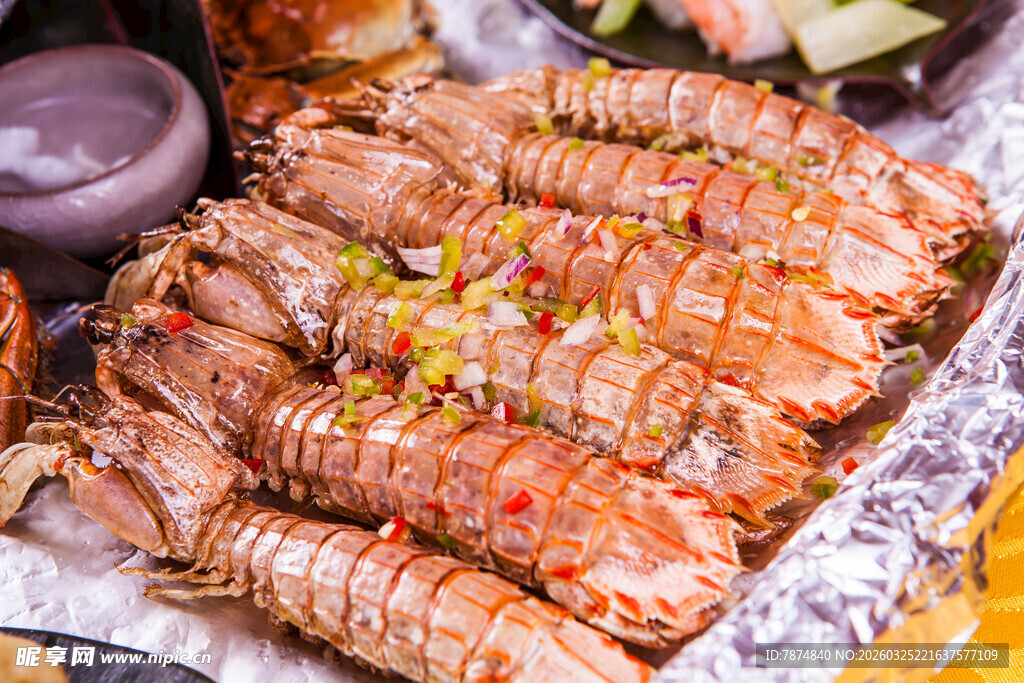 美味诱人的皮皮虾大餐