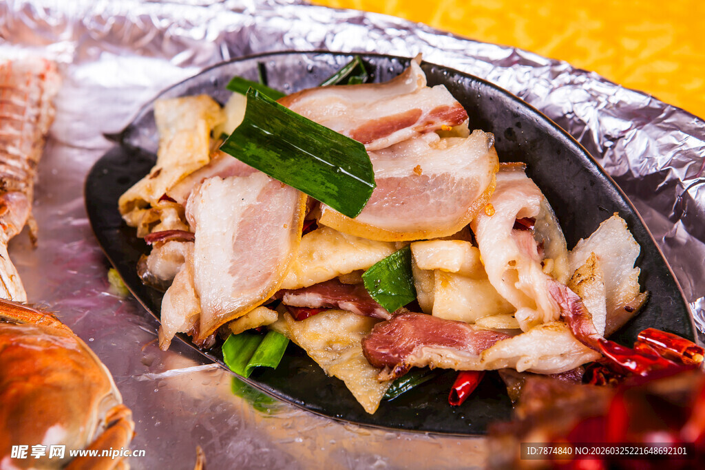 锡纸香煎五花肉