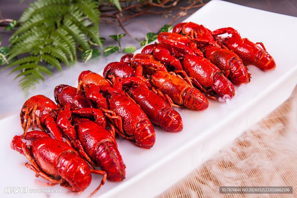 美味诱人的香辣小龙虾