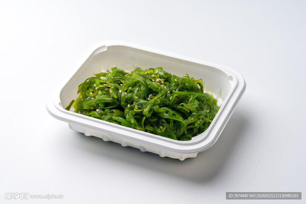 盒装绿色海藻