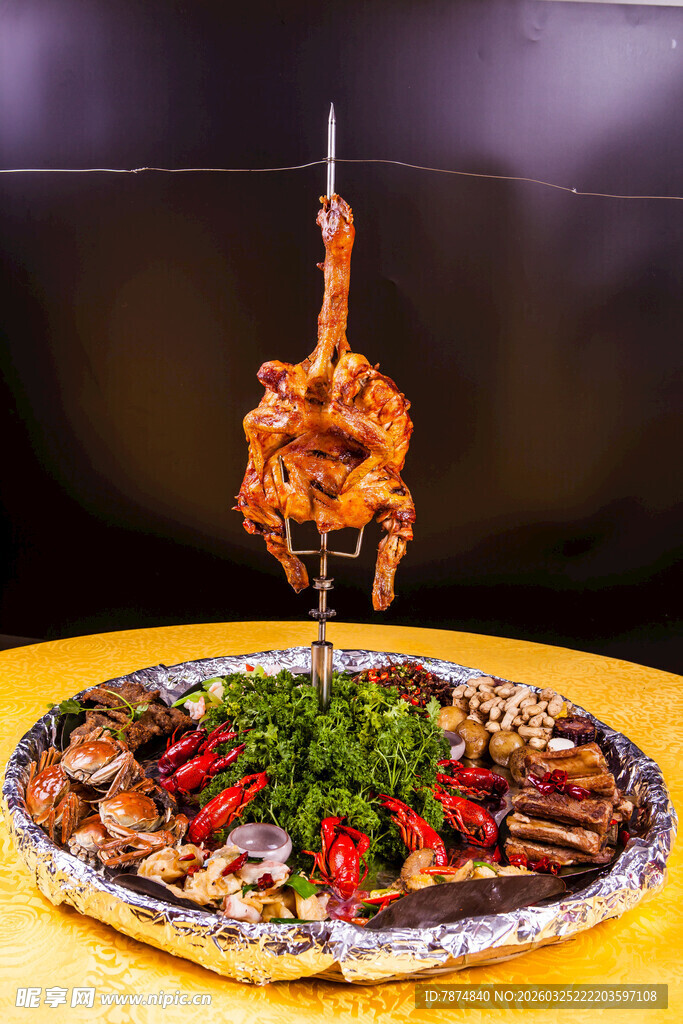 特色烤鸡 鲜香诱人呈现