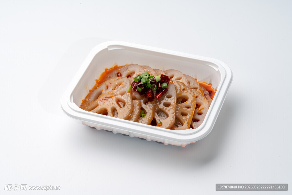 盒装美味凉拌藕片