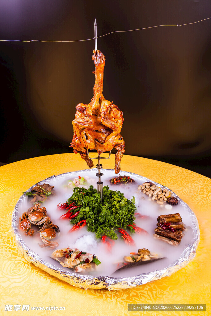 创意烧鸡拼盘造型